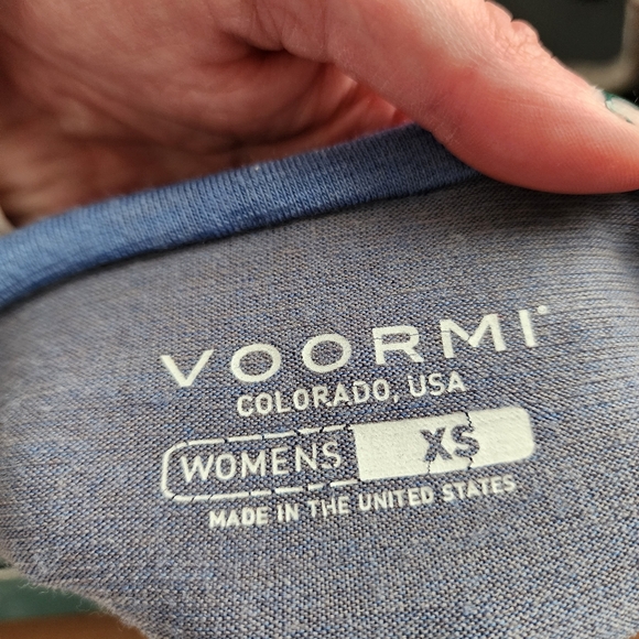 VOORMI Solstice blended wool mini skirt‎ pull on athletic skirt in blue size XS - Picture 3 of 9